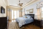 Rest your head in this gorgeous master bedroom with a king size bed